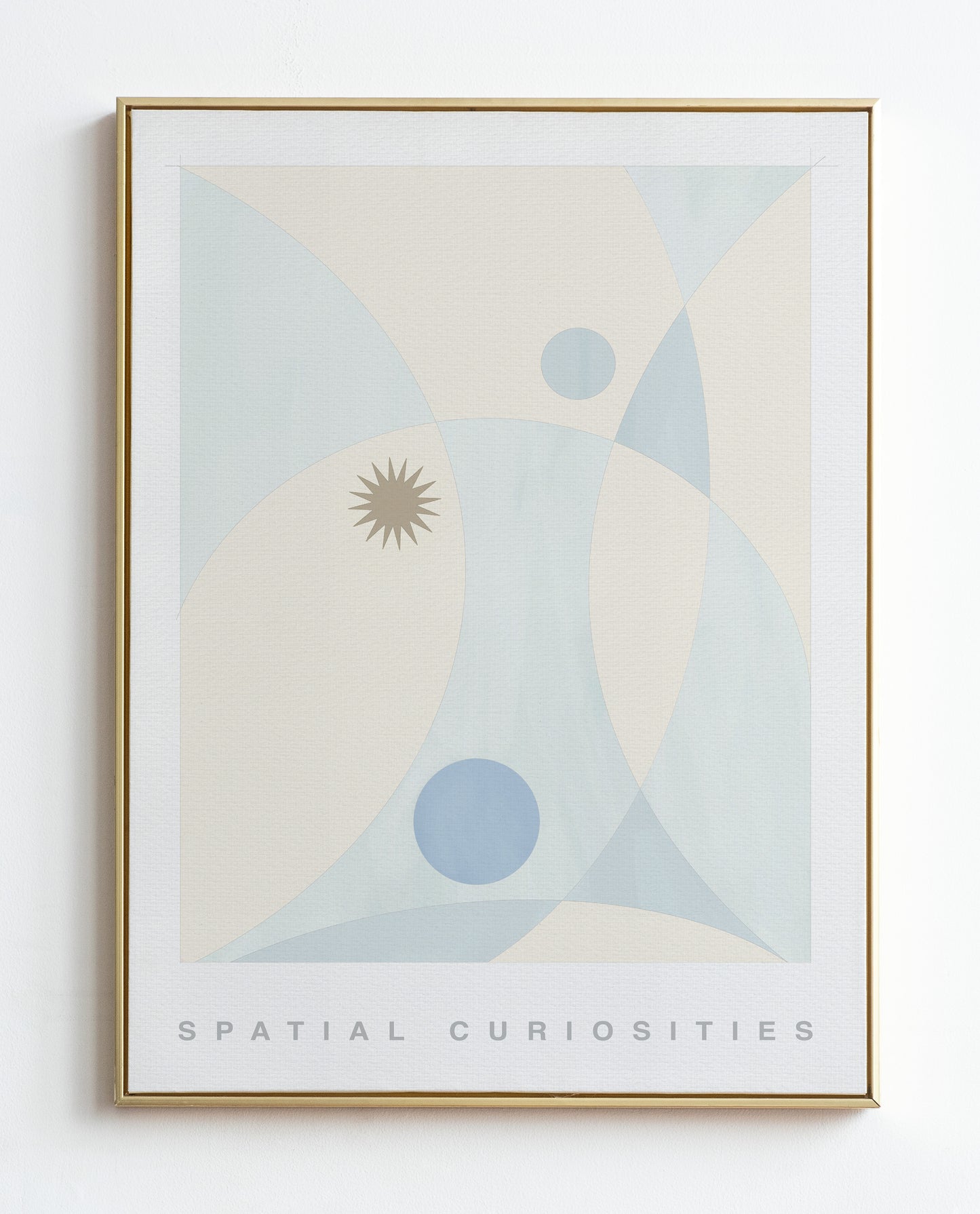 RIPPLES (SOFT BLUE) ART PRINT
