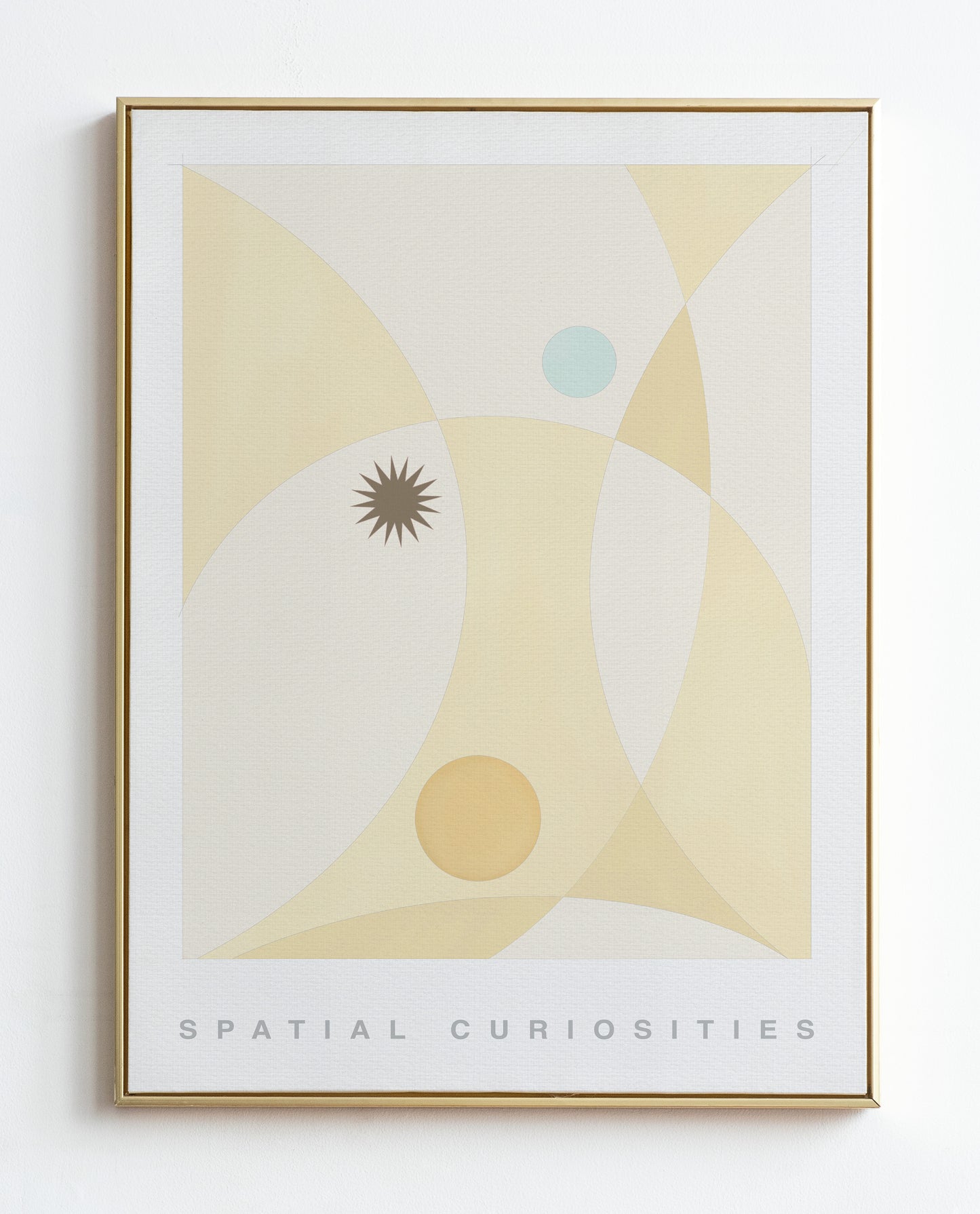 RIPPLES (SUNSHINE YELLOW) ART PRINT
