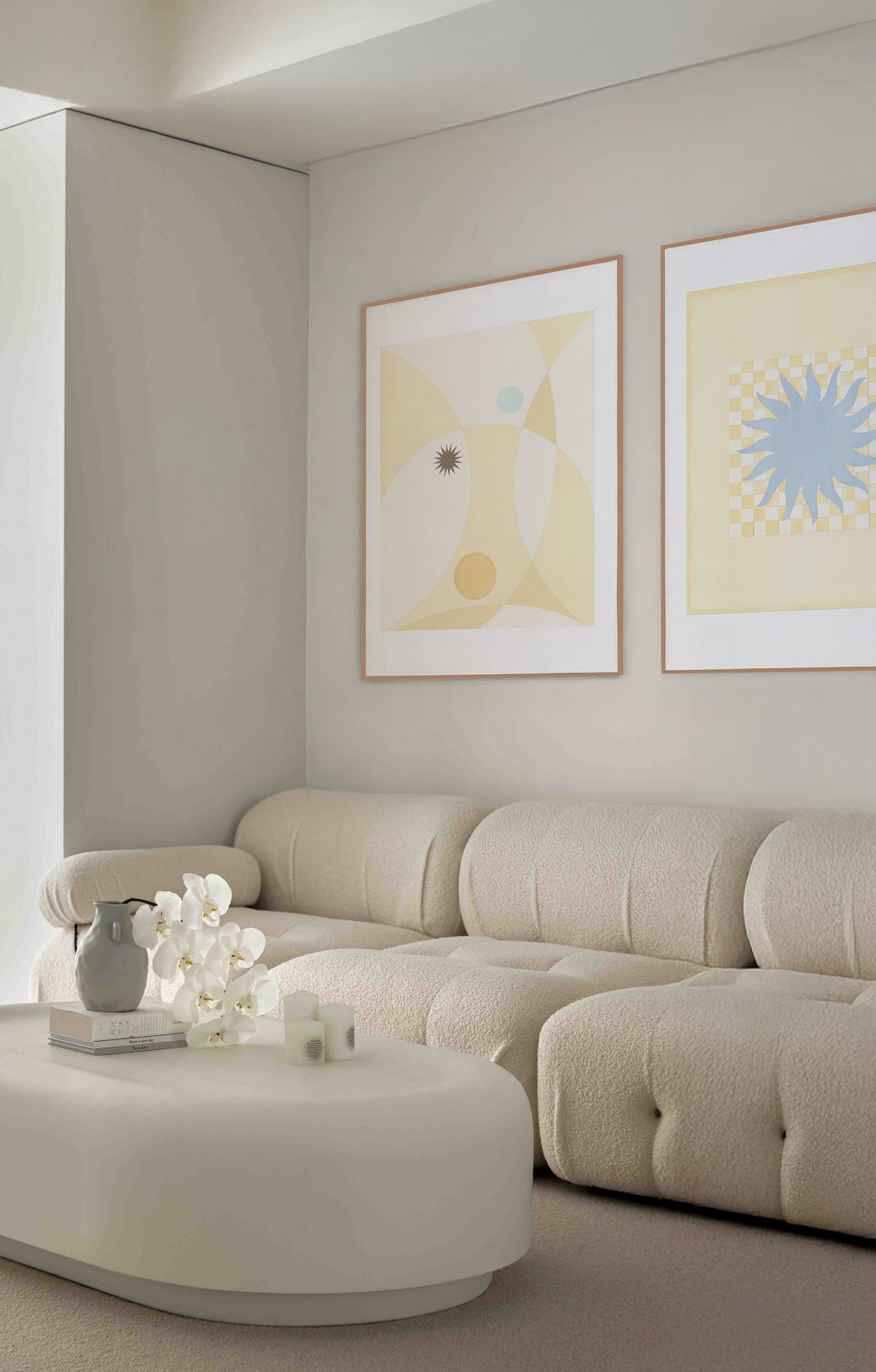 RIPPLES (SUNSHINE YELLOW) ART PRINT