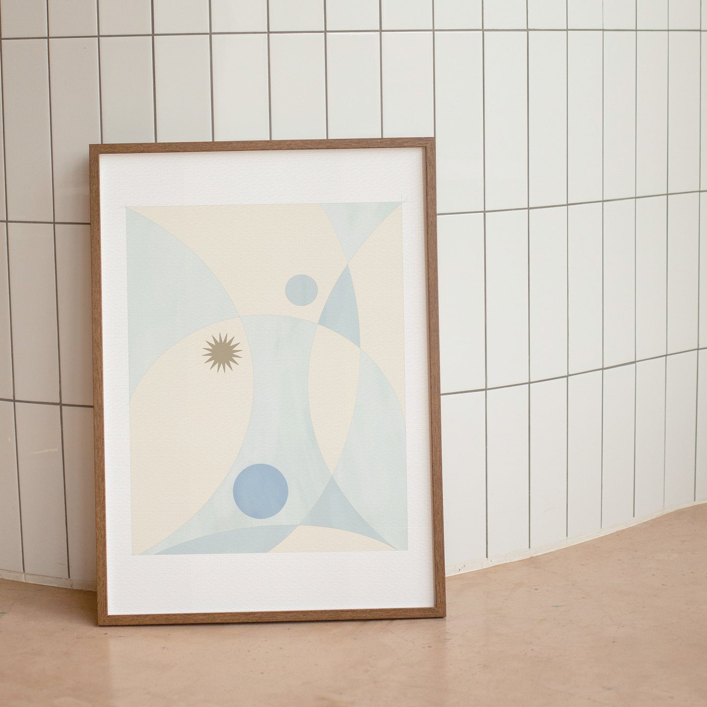 RIPPLES (SOFT BLUE) ART PRINT
