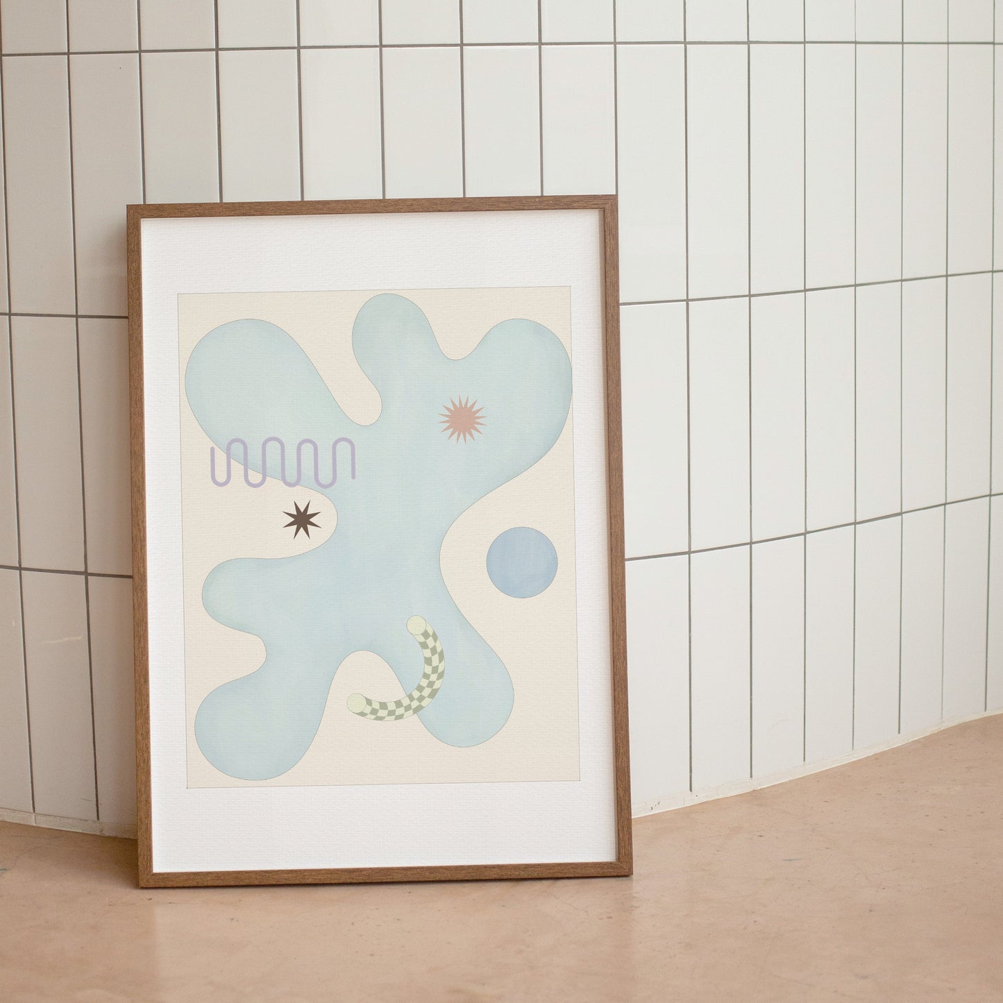POOLSIDE ART PRINT