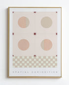 MOSAIC (PEACH) ART PRINT