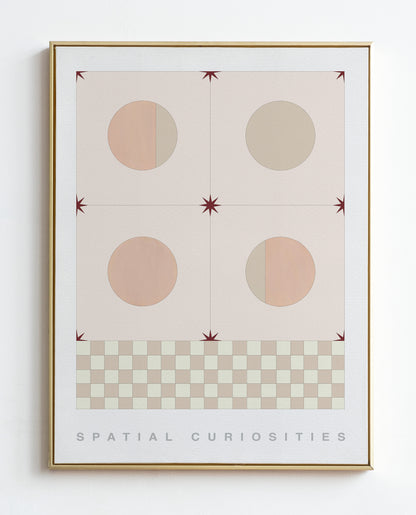 MOSAIC (PEACH) ART PRINT