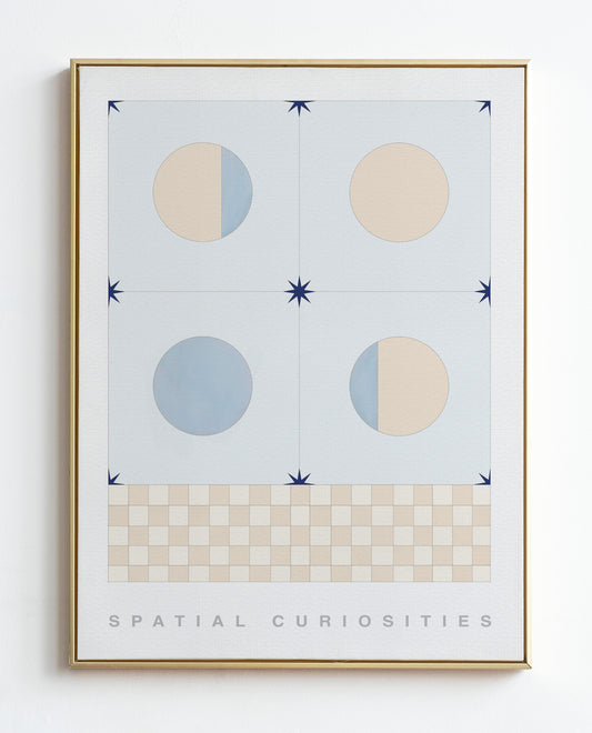 MOSAIC (SKY BLUE) ART PRINT