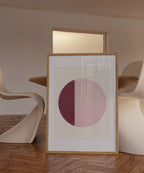 QUARTER MOON (ROSE) ART PRINT - SPATIAL CURIOSITIES