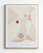 RIPPLES (DUSTY PINK) ART PRINT
