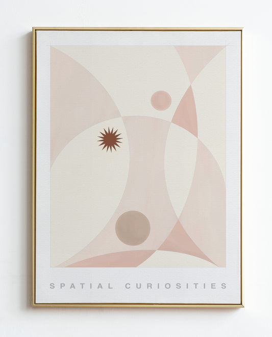 RIPPLES (DUSTY PINK) ART PRINT