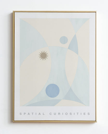 RIPPLES (SOFT BLUE) ART PRINT