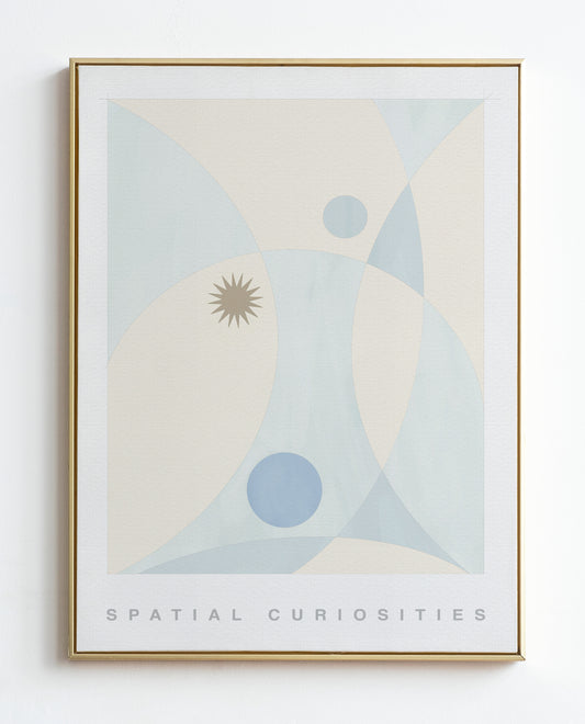 RIPPLES (SOFT BLUE) ART PRINT