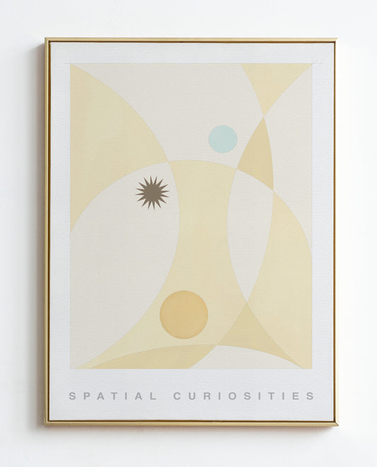 RIPPLES (SUNSHINE YELLOW) ART PRINT