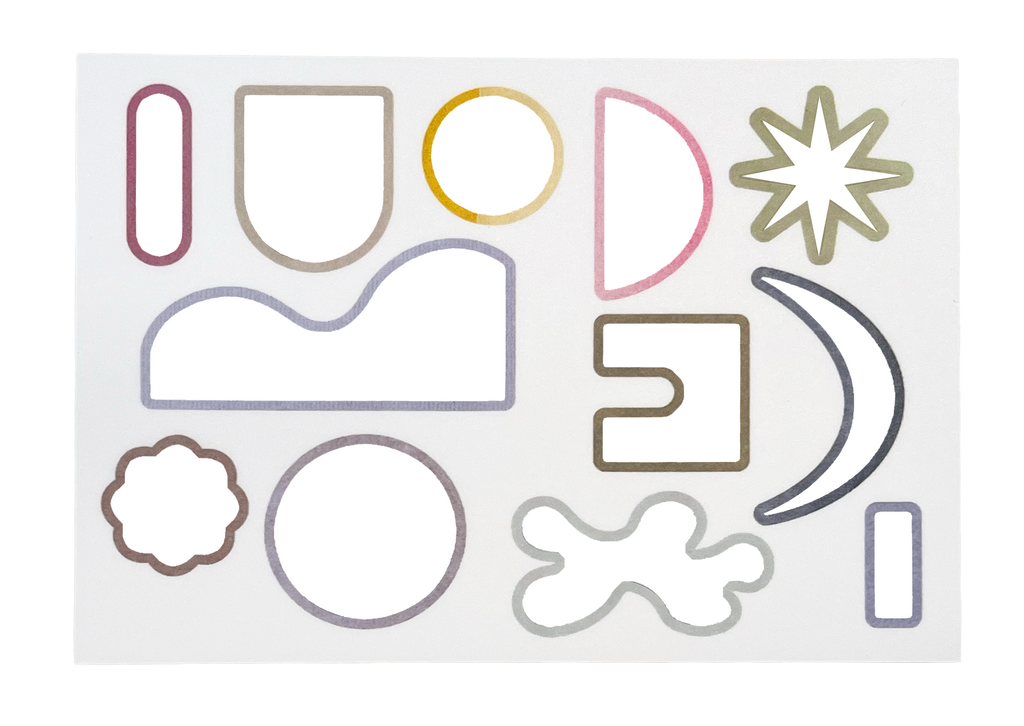 Object Gallery A6 Sticker Sheet - SPATIAL CURIOSITIES