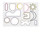 Object Gallery A6 Sticker Sheet - SPATIAL CURIOSITIES
