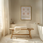 MOSAIC (PEACH) ART PRINT - SPATIAL CURIOSITIES
