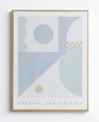 BEACH DAY (PERIWINKLE) ART PRINT