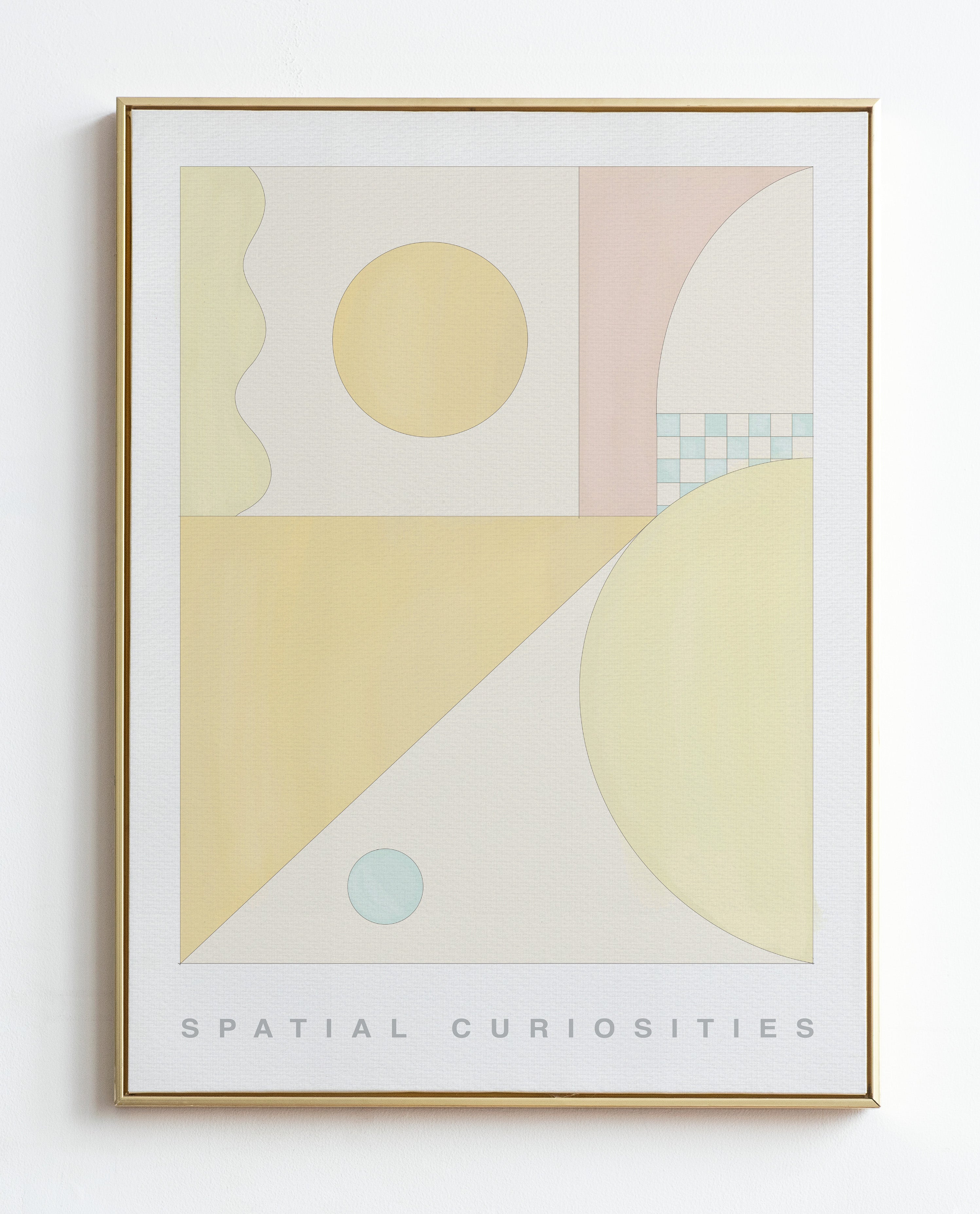 BEACH DAY (LEMON) ART PRINT - SPATIAL CURIOSITIES