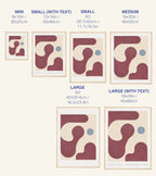 BURGUNDY CLOUDS ART PRINT - SPATIAL CURIOSITIES