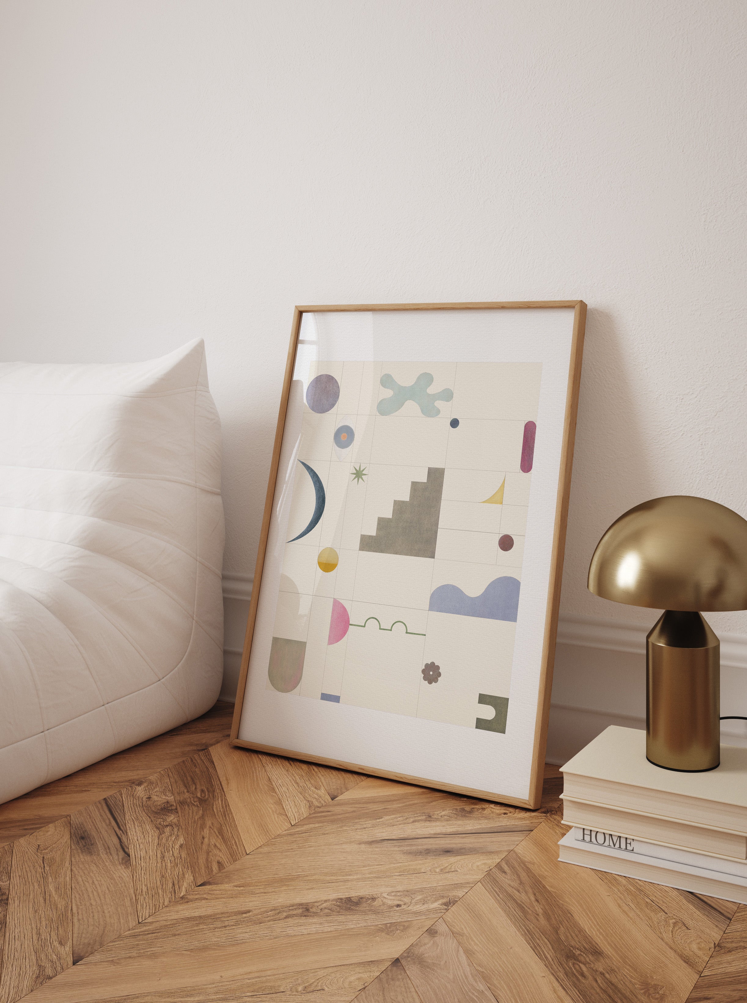 OBJECT GALLERY ART PRINT | wall art, minimal, bauhaus, geometric, abstract image 1