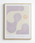 LAVENDER CLOUDS ART PRINT - SPATIAL CURIOSITIES