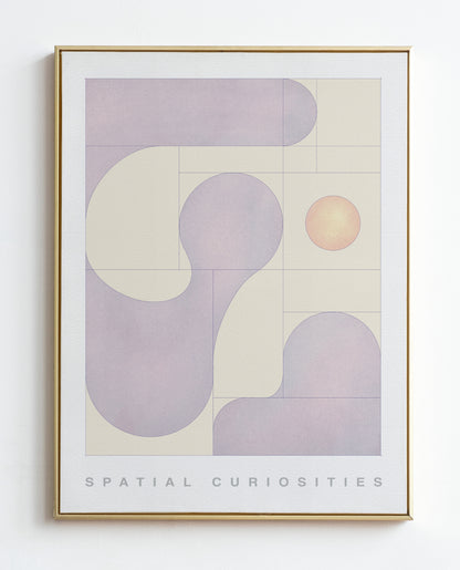 LAVENDER CLOUDS ART PRINT - SPATIAL CURIOSITIES
