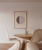 QUARTER MOON (MAUVE) ART PRINT - SPATIAL CURIOSITIES