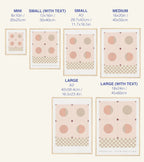 MOSAIC (PEACH) ART PRINT - SPATIAL CURIOSITIES
