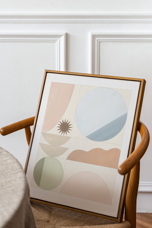 SEASHELLS ART PRINT