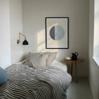 QUARTER MOON (SERENITY BLUE) ART PRINT - SPATIAL CURIOSITIES