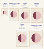 QUARTER MOON (ROSE) ART PRINT - SPATIAL CURIOSITIES