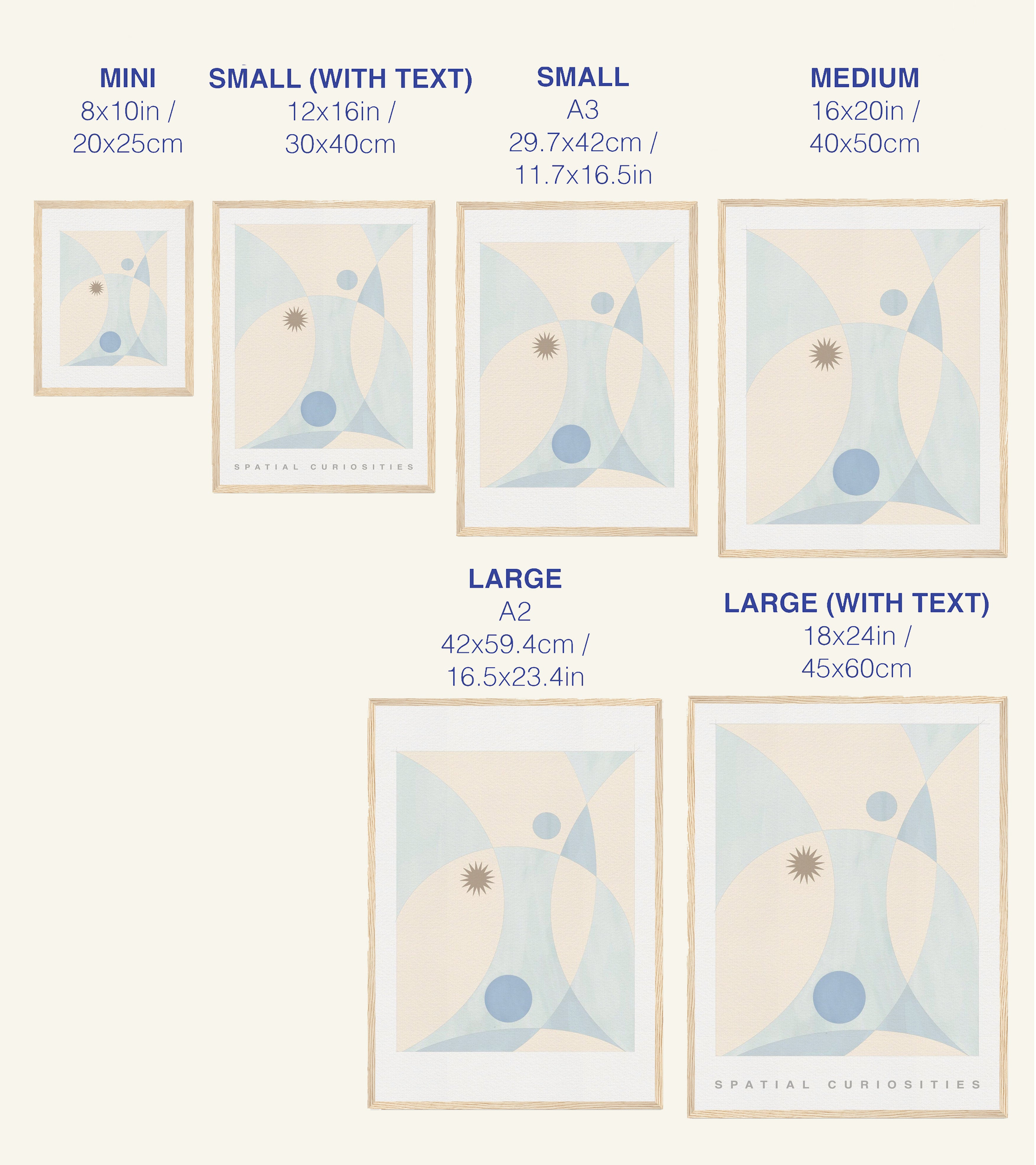 RIPPLES (SOFT BLUE) ART PRINT - SPATIAL CURIOSITIES