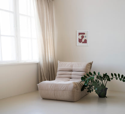 BURGUNDY CLOUDS ART PRINT - SPATIAL CURIOSITIES